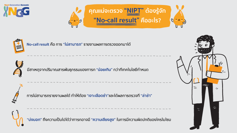 คุณแม่จะตรวจ NIPT ต้องรู้จัก No-call result คืออะไร?