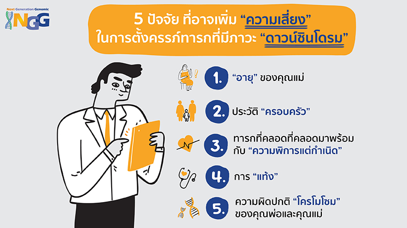 5 ปัจจัย ที่อาจเพิ่มความเสี่ยงในการตั้งครรภ์ทารกที่มีภาวะดาวน์ซินโดรม