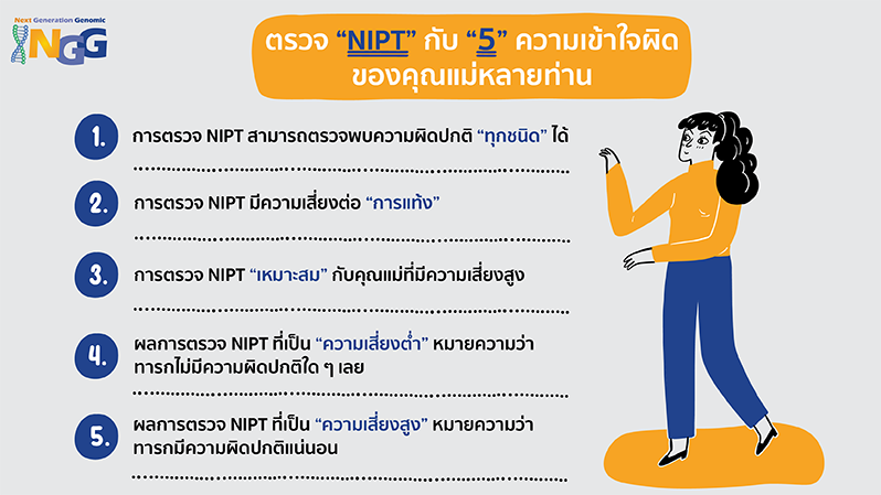 ตรวจ NIPT กับ 5 ความเข้าใจผิดของคุณแม่หลายท่าน